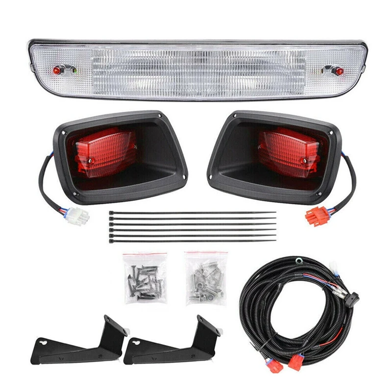 

Golf Cart LED Headlight & Taillight Kit For EZGO TXT 1996-2013 Gas And Electric