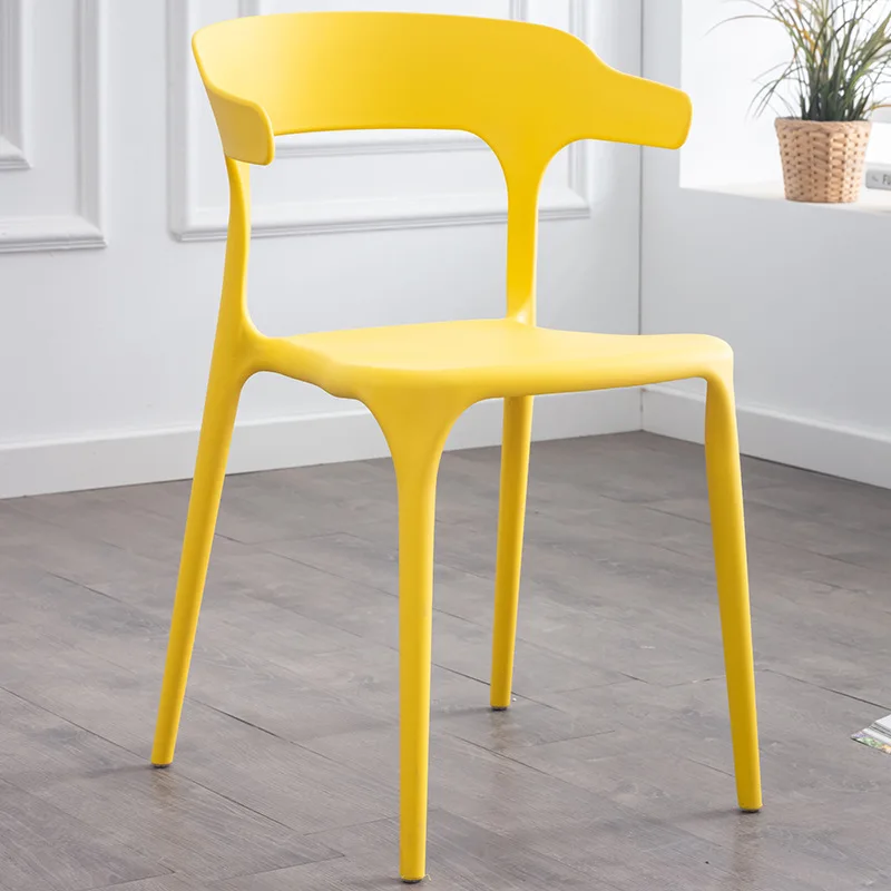 *Modern Hotel Dining PP Plastic Chair Colorful Outdoor Furniture for Coffee Shop and Kitchen Use