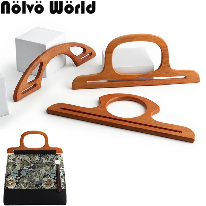 

28x11cm/25x8.5cm Camel Classic Solid Wood Bags Handles For Crochet Bags Handbag Shoulder Purse Frame Sewing Brackets Accessories