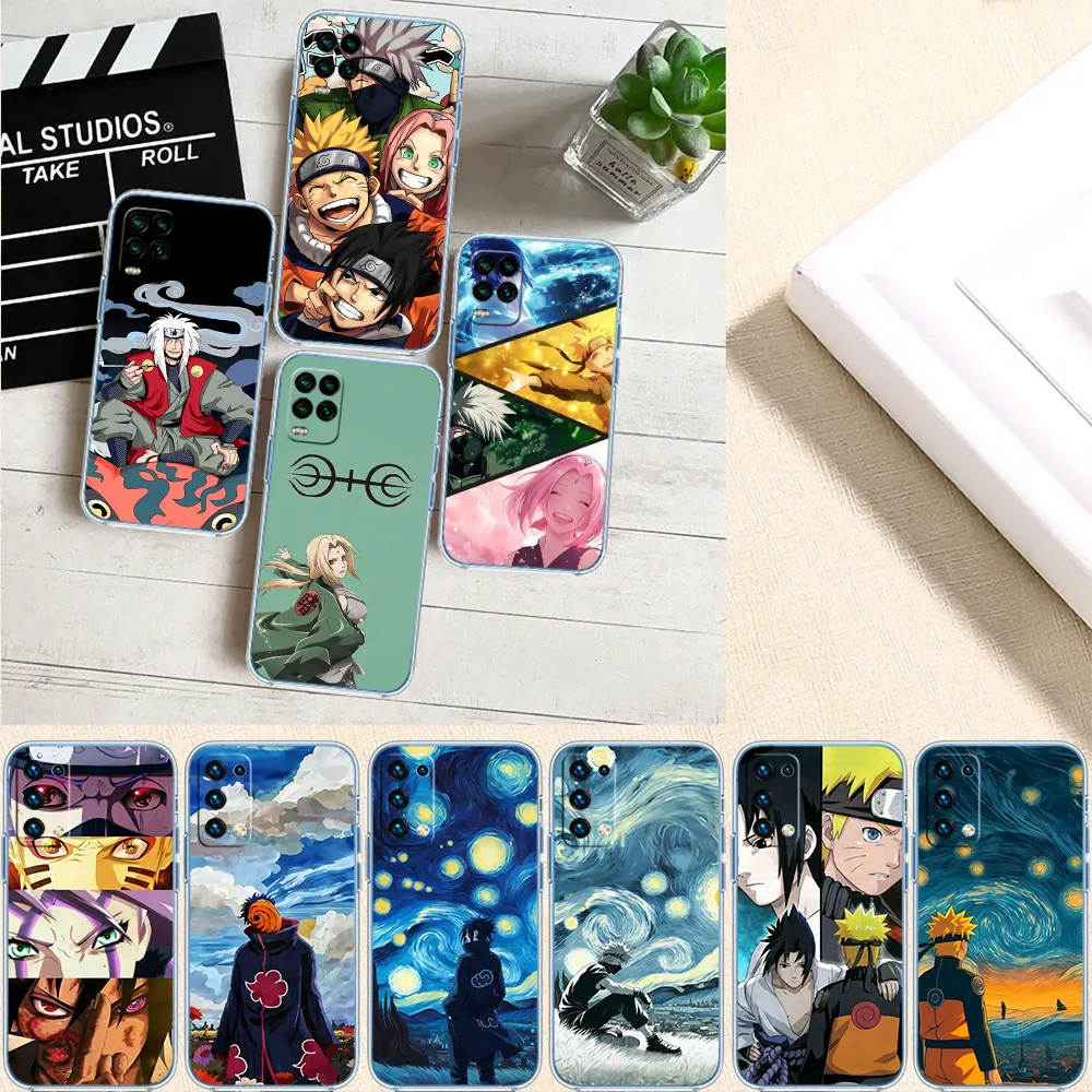 Funda de teléfono transparente de carcasa blanda KH8 Anime Naruto Uzumaki para Motorola Moto G7 G8 G9 G84 G85 G73 G24 G15 Z2 Play Power Plus