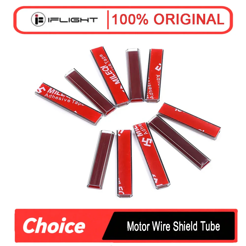 10PCS iFlight Brushless Motor Wire Shield Tube - Anti-Wear Protection for XL/SL/DC Nazgul5 FPV Racing Drone