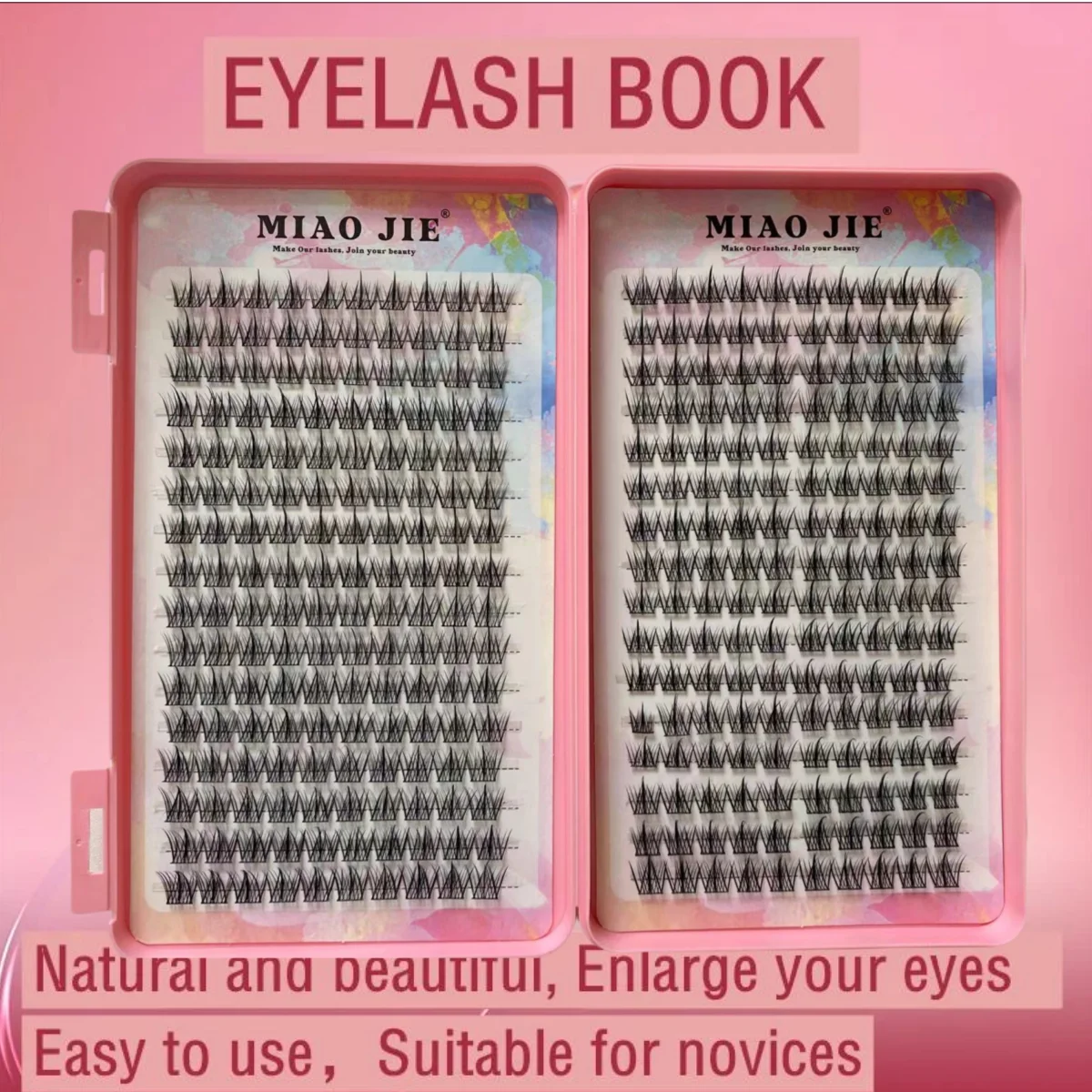 MJ 32 Rows Eyeslashes Extension Personal EyeLash Professional Makeup Individual Cluster Grafting Wholesale False Eyelashes