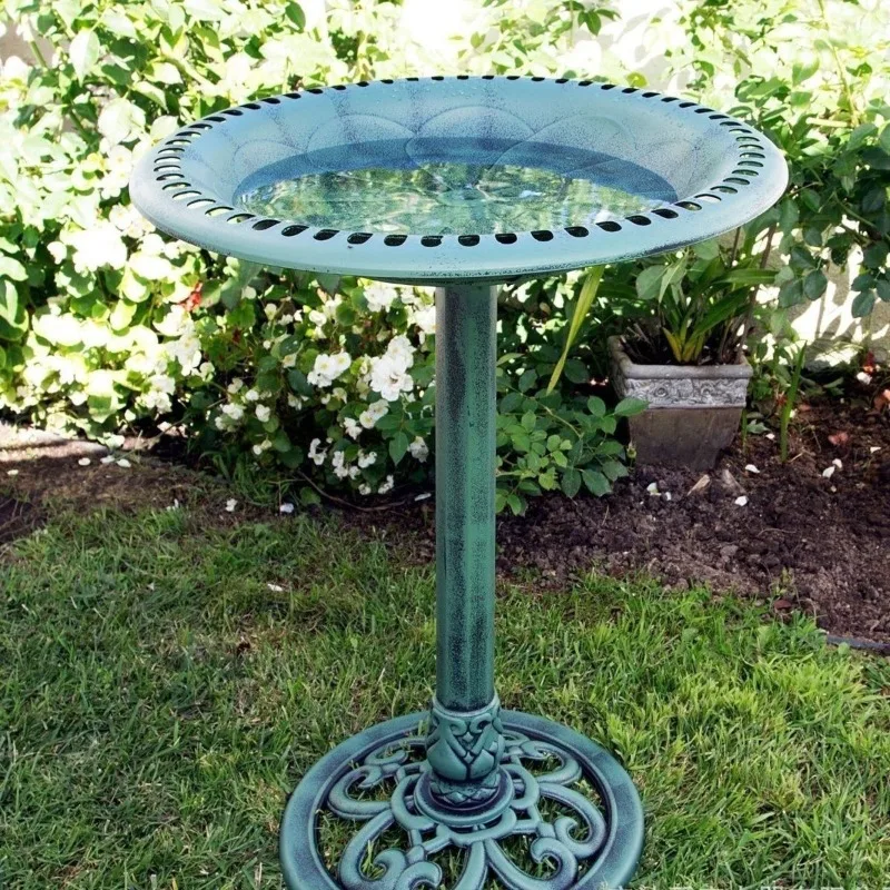 Outdoor Gardening Bird Bath Bath Simple Bird Feeder Bird Drinking Water Home Decoration Large Size