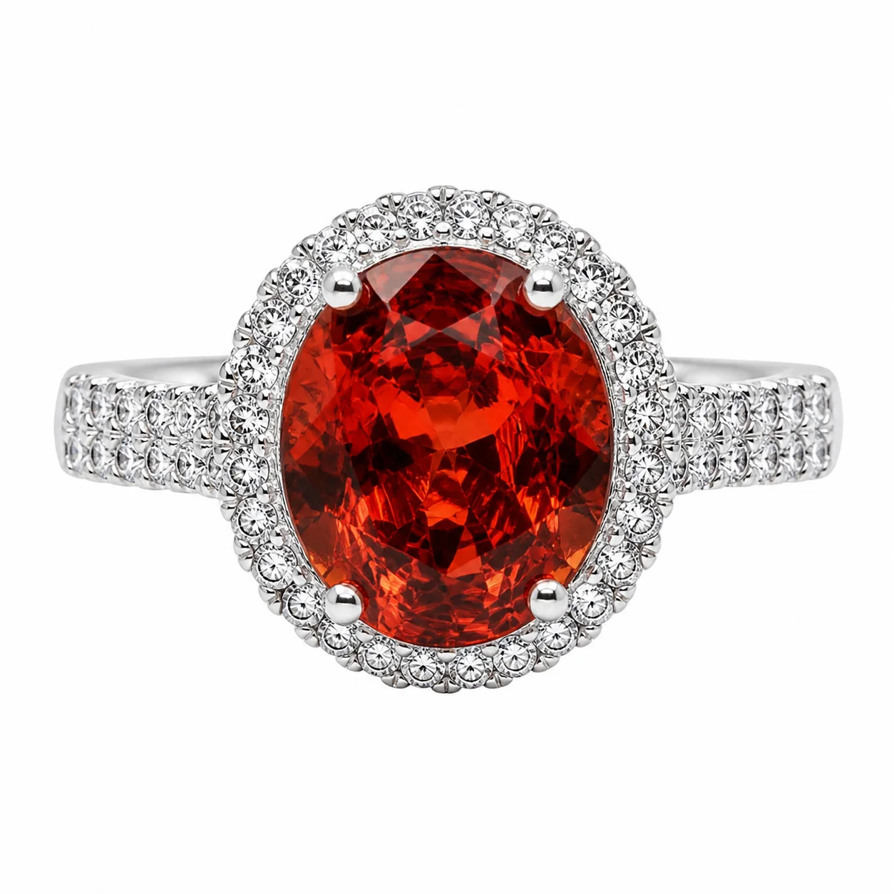 Elegant adjustable geometric ring featuring vibrant red pink white purple yellow zircon stones set in modern Korean-inspired des