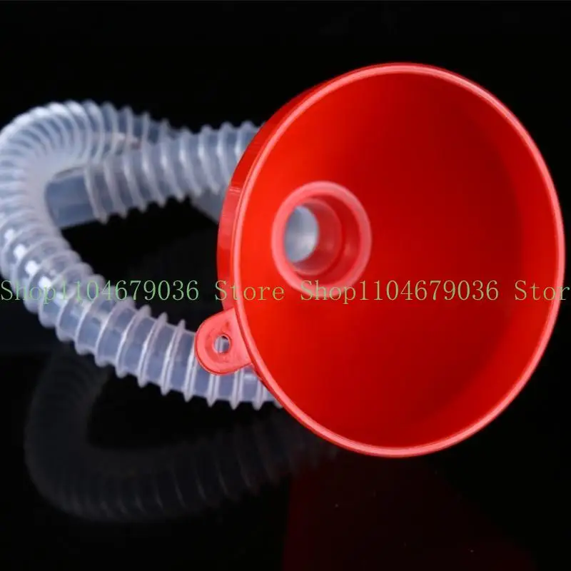 652F Car Refueling Funnel Filling Funnel Engine Oil Additive with Hoses