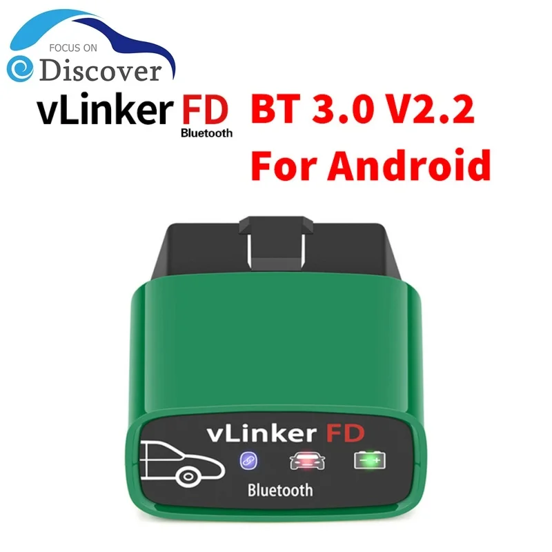 

Vgate vLinker FD Bluetooth OBD2 считыватель кодов для Android и Windows — поддержка средней скорости CAN (MS-CAN)