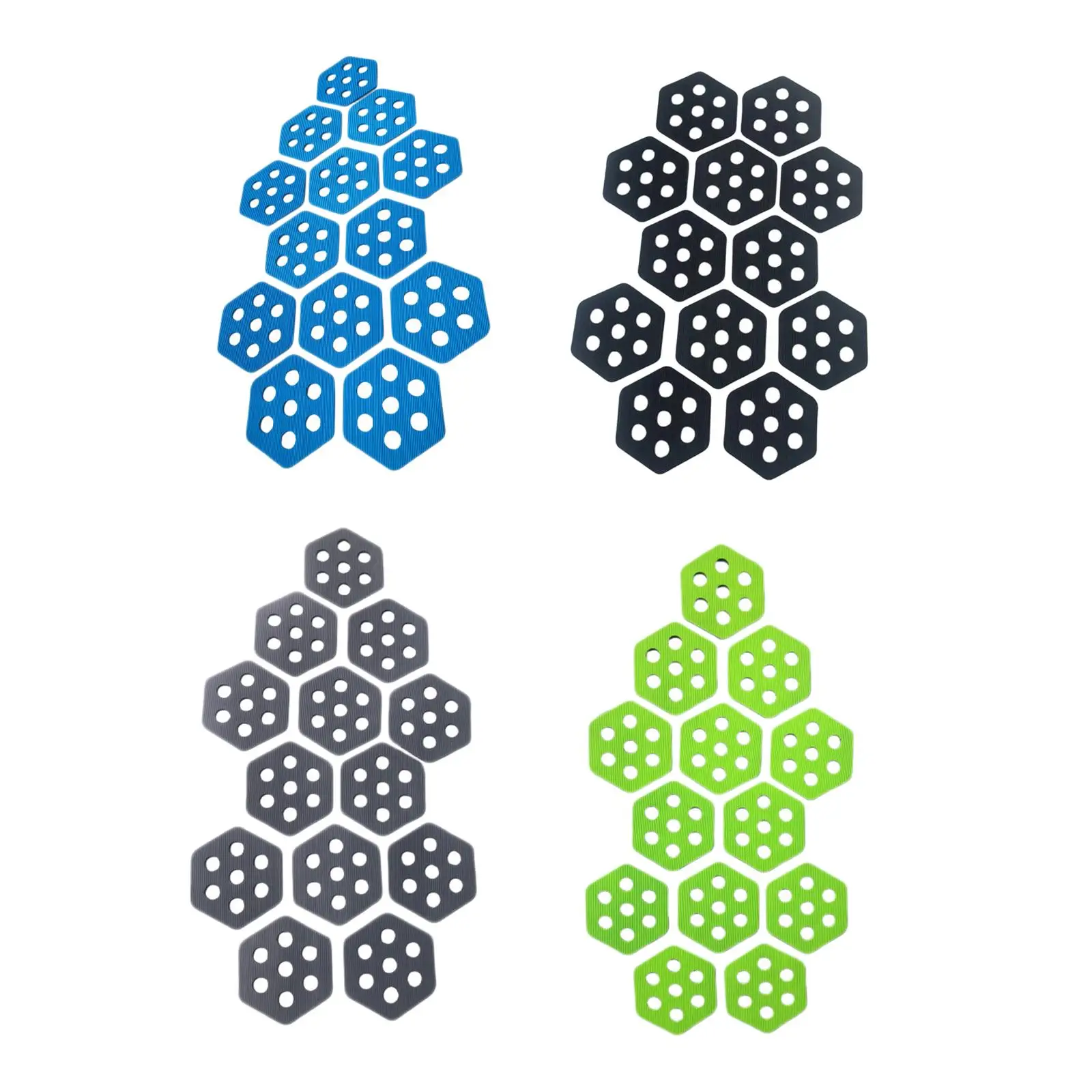 

12Pcs Surfboard Traction Pads Surfing Padding Anti Slip Mat for Water Sports Skimboards Grip Surf Paddleboard Shortboards