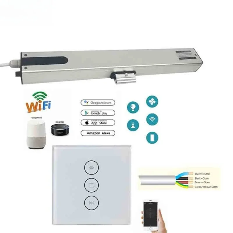 Four-wire smart home single-chain electric window opener/actuator with WIFI controller