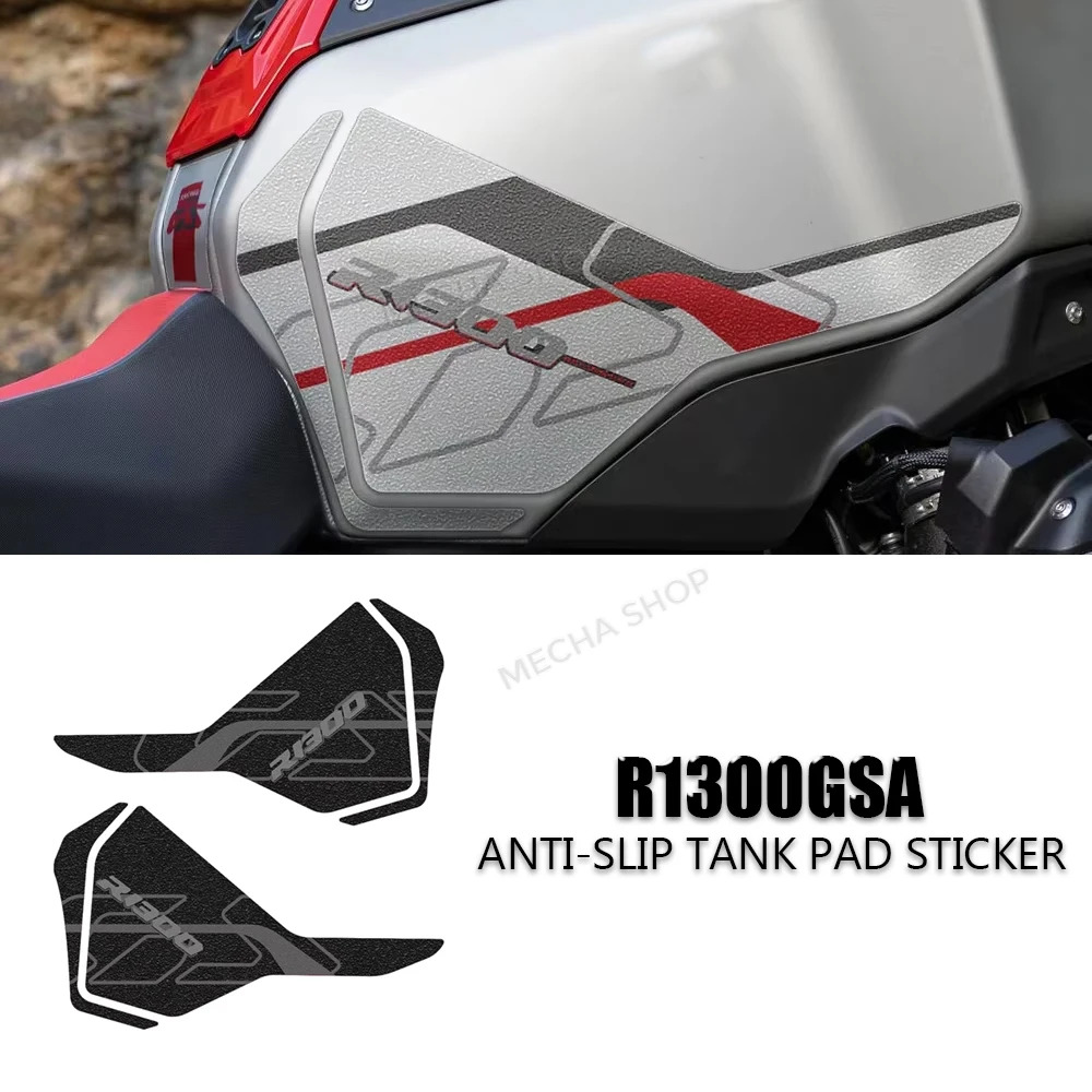 

For R1300GSA GS1300 Adventure 2025 Anti-slip Sticker Tank Pad Sticker Motorcycle Fuel Tank Protection Decals