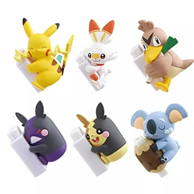 Kitan Original Pokemon Pigment Palette Gashapon Kawaii Cute Anime Pikachu Bulbasaur Figure Gachapon Capsule Toys Gift