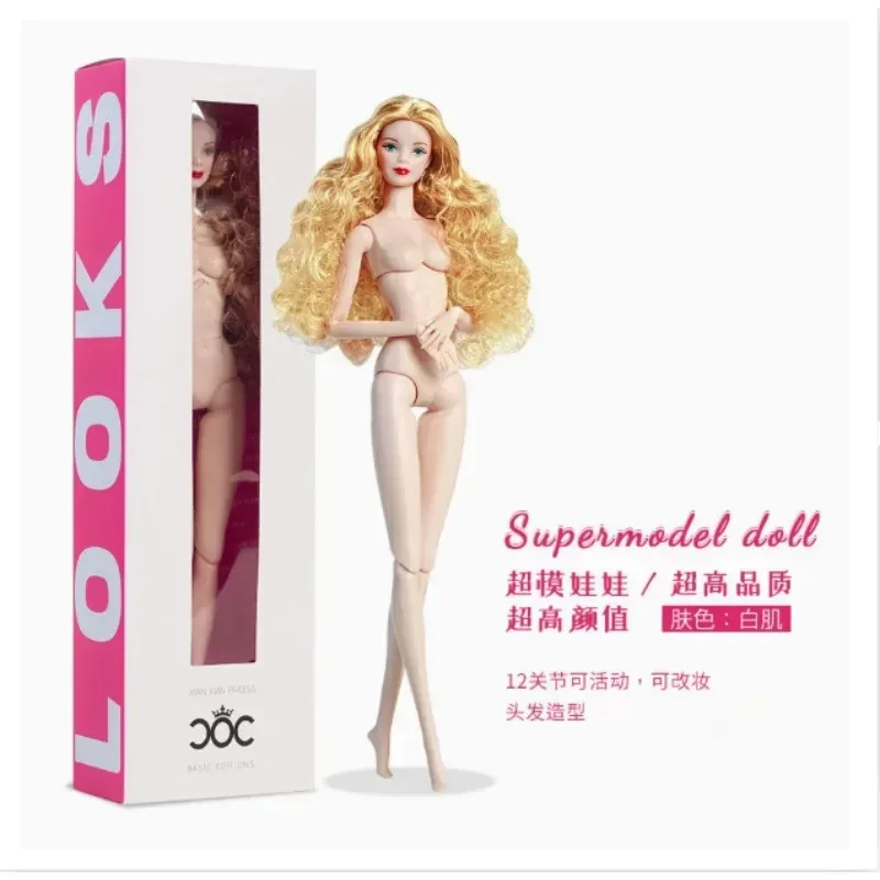 

New style accessories gift pretty supermodel Xianxian doll / 12 Joints moveable dollhouse toy / Play House DIY Dress Up Toy