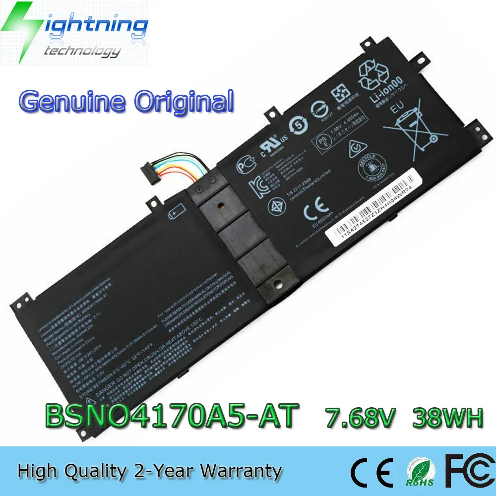 

Brand New Genuine Original BSNO4170A5-AT 7.68V 38Wh Laptop Battery for Lenovo Miix 520 510 510-12IKB BSNO4170A5-LH LH5B10L67278