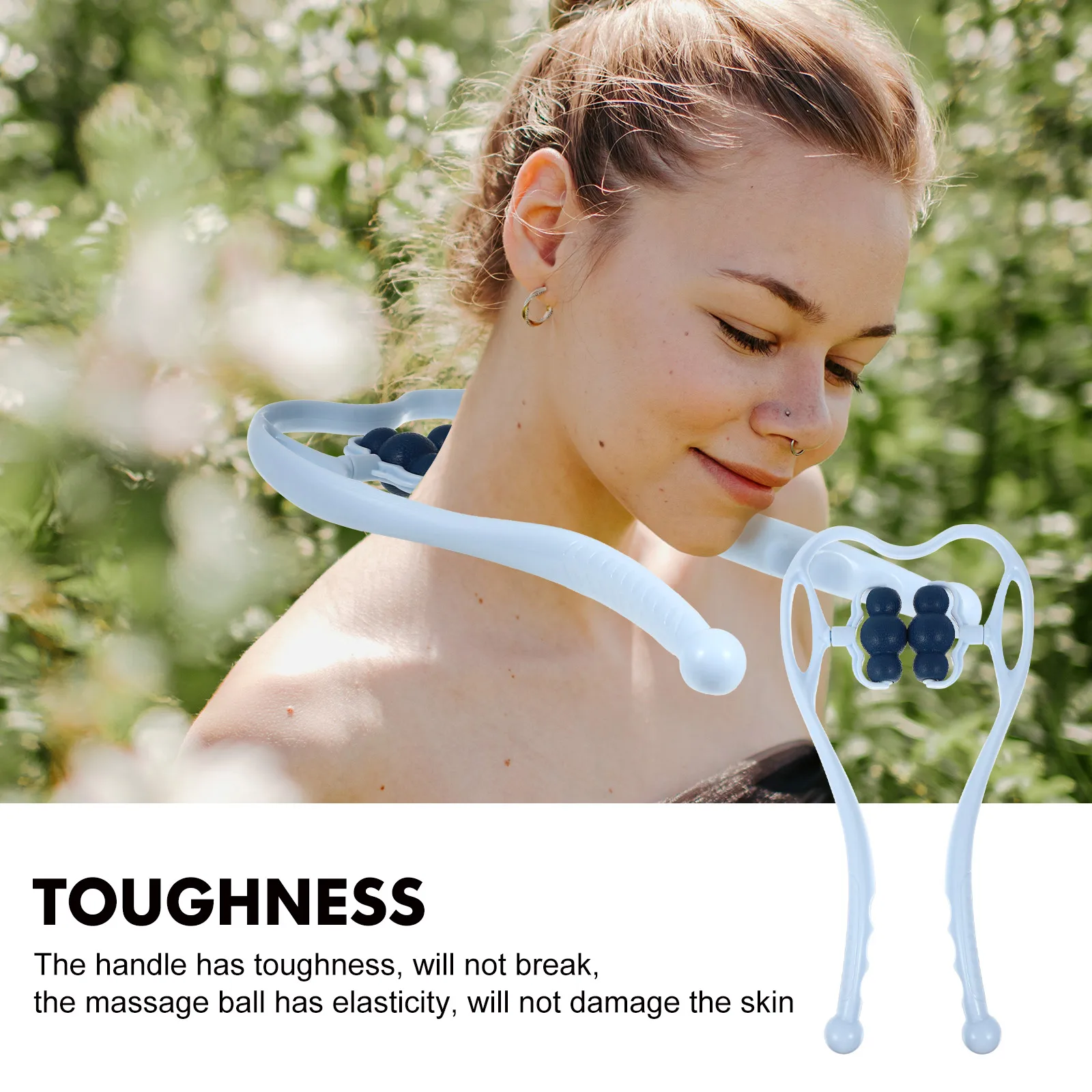 Halswirbelsäulen-Massagegerät, Nackenwerkzeug, Muskel- und Rücken-Handmassagegeräte für Muskeln, Auslöserpunkt