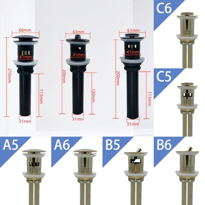 

High Quality Ceramic Glass Sink Pop Up Drain Filter Modern Bathroom Valve Brass Basin Accessory Washbasin Bounce Drain Stopper