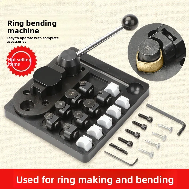 Third-generation Gold and Silver Bar Ring Bending Machine, Bending Machine, Gold, Silver, Copper, and Aluminum Bar Rounding