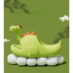 Dinosaur slippers women shoes cartoon cute Kawaii Platform Cloud Flip Flops Summer Beach Non Slip Indoor Soft Men Male 2024 new