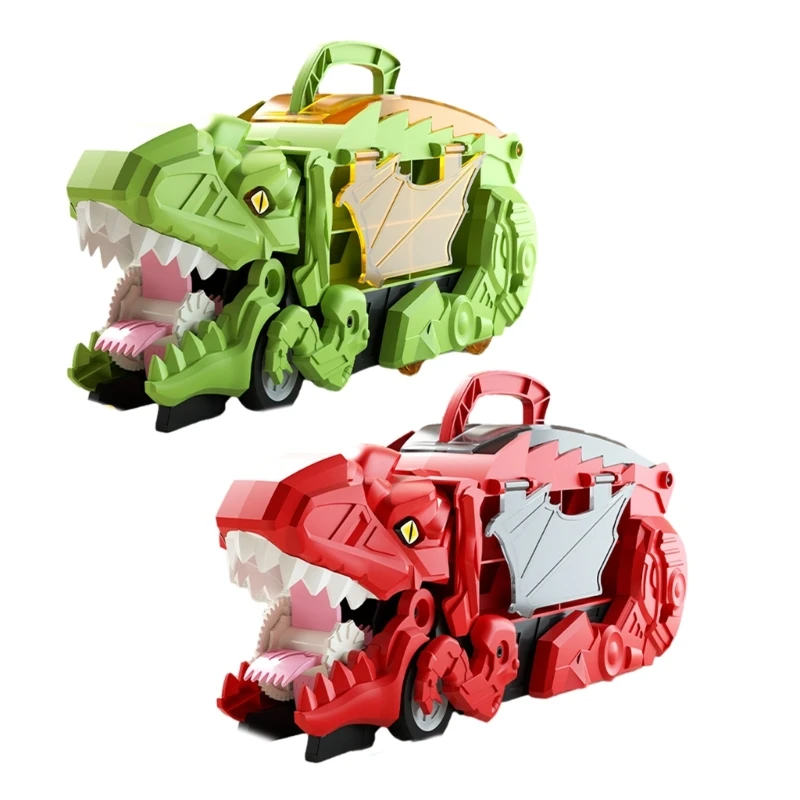 Transport Truck Dinosaur Car Toy Learning Play Vehicle Sliding Car Children Gift