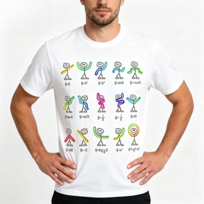Funny Algebra Dance Function Math Teacher Geek Gift Idea T-Shirt Unisex Summer Streetwear Tops Funny Shirt Camiseta Hombre