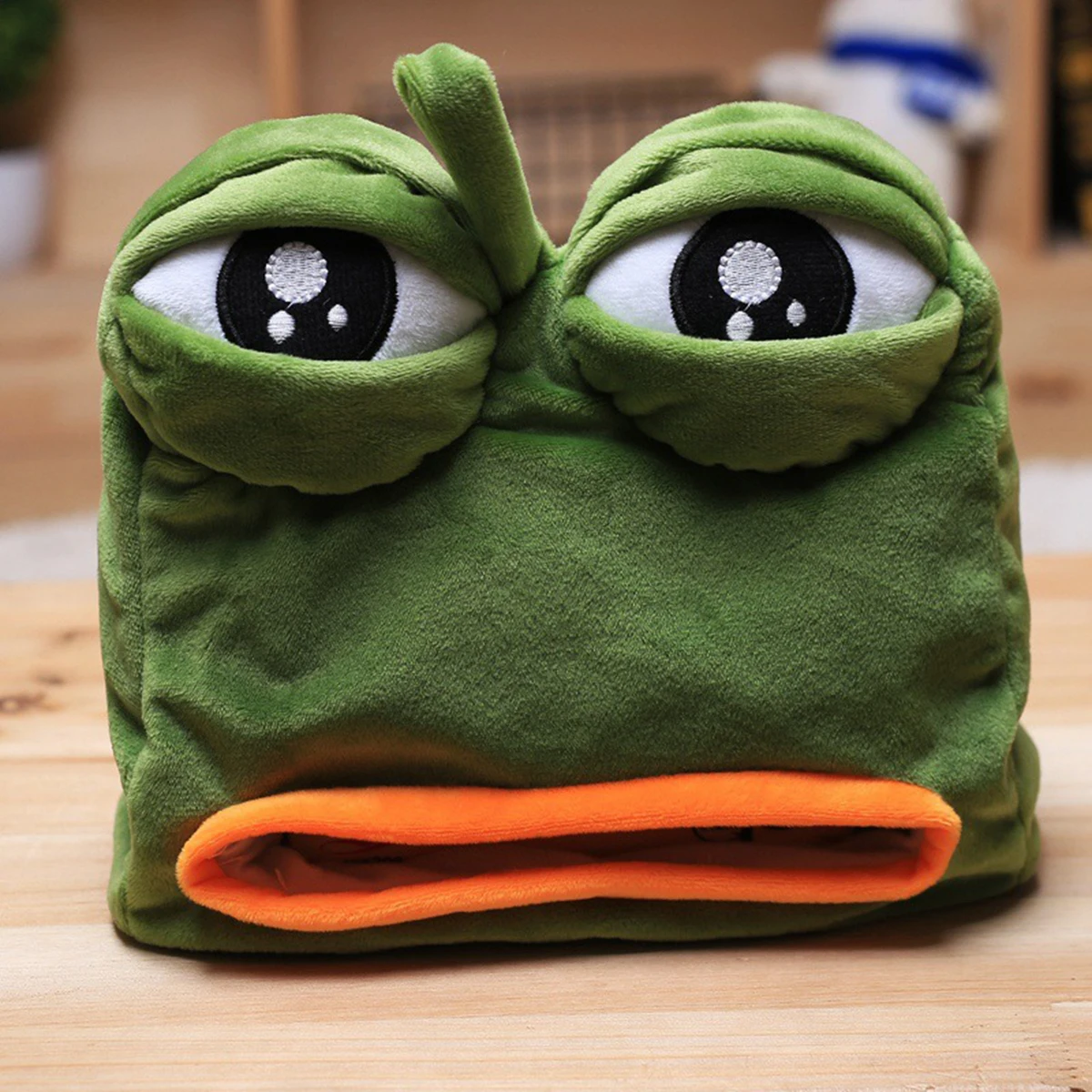 Genuine Full Of Sad Frog Drawer Box Paper Towel Set Sand Sculpture Lonely Widow Frog Paper Towel Box Creative Cover