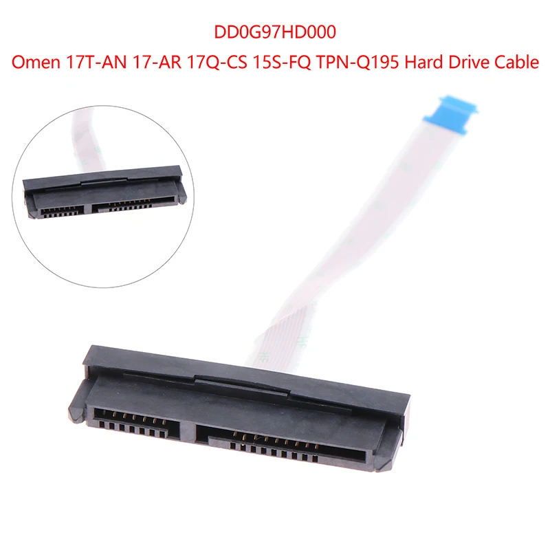 For HP Omen 17T-AN 17-AR 17Q-CS 15S-FQ TPN-Q195 HDD Cable Hard Drive Connector Flex Cable Laptop Repair Part DD0G97HD000