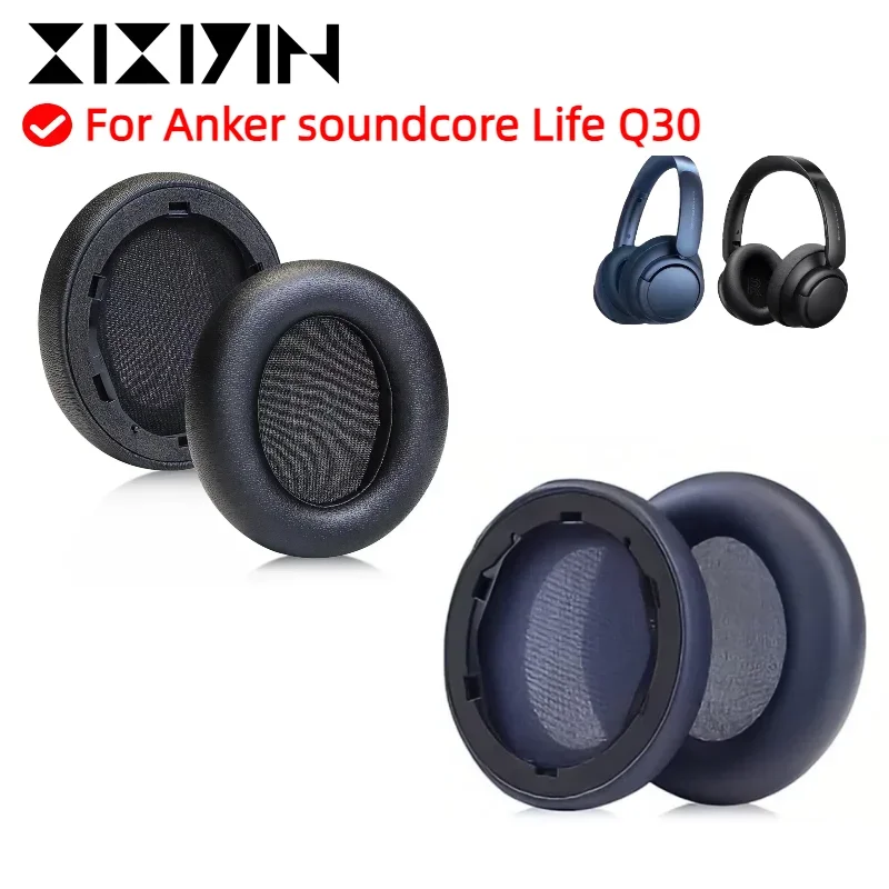 

Sport Cooling-Gel Replacement Ear Pads for Anker soundcore Life Q30 Headphones Ear Cushions, Headset Ear Cover Earpads