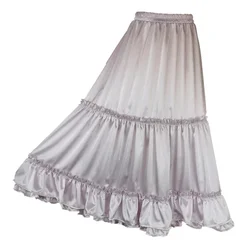 Elegant Pink Satin Women Prom Skirt Spaghetti Strap Sweetheart A-Line Tea Length Fancy Lace High Quality Female Party Gowns