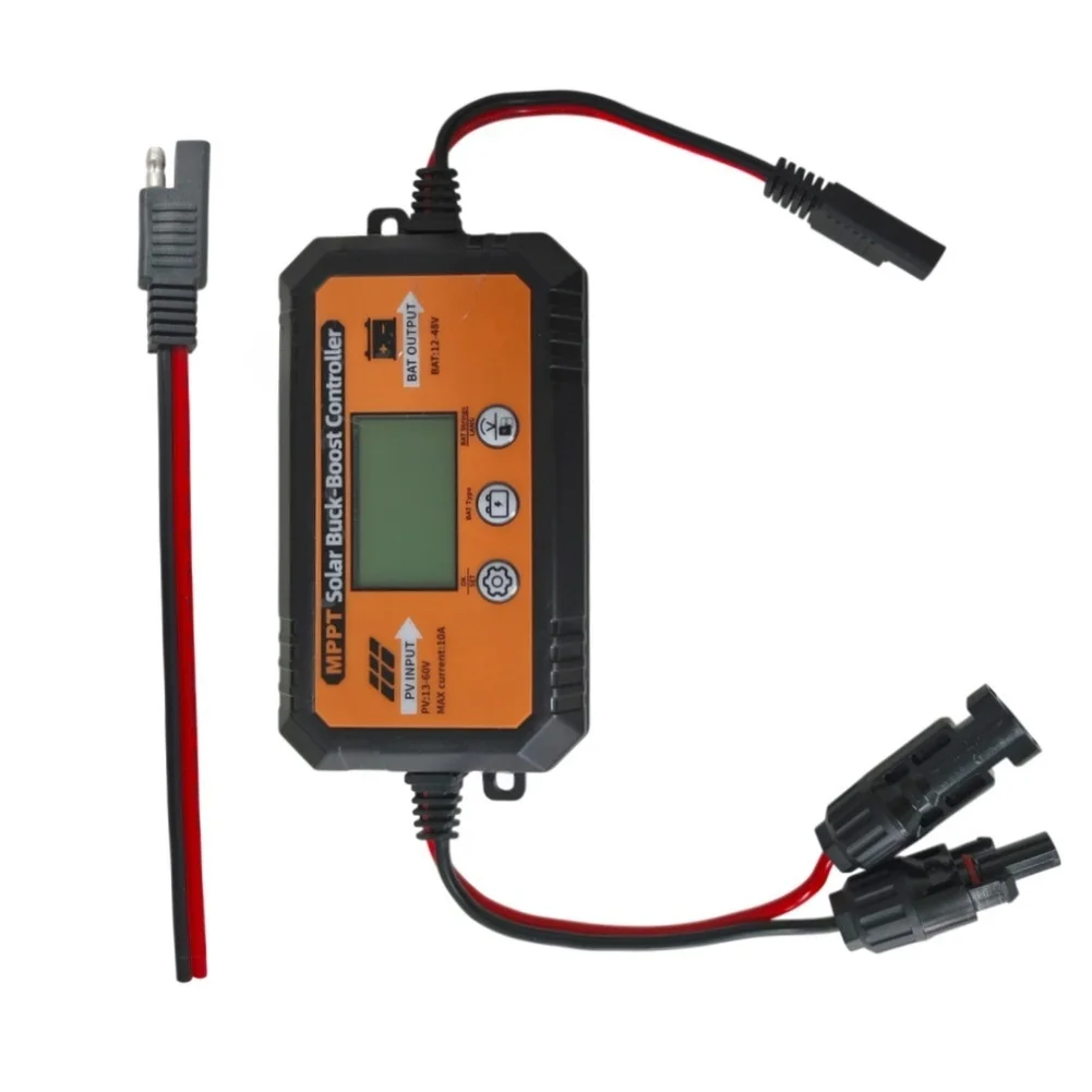 18V-60V Voltage Boosting Controller 10A For Boost 12V 24V 36V 48V PV Regulator Waterproof Photovoltaic Controller