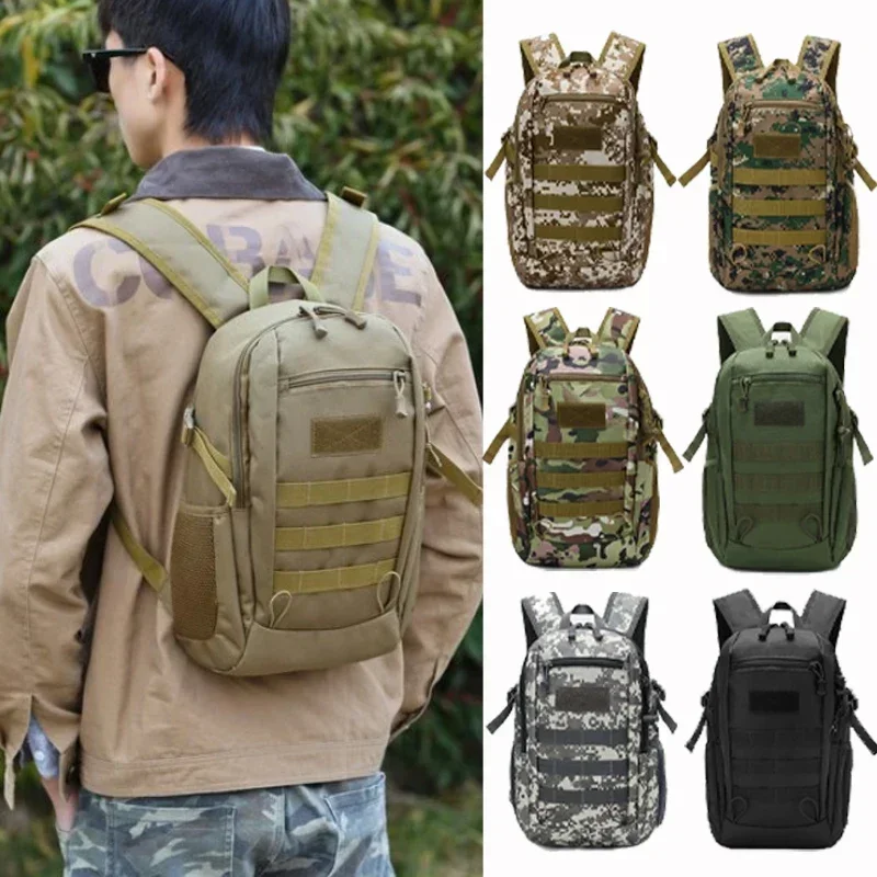 15L Outdoor Sport Backpack Travel Waterproof Large Capacity Men Backpack Rucksacks Camping Hiking Fishing Hunting Bags