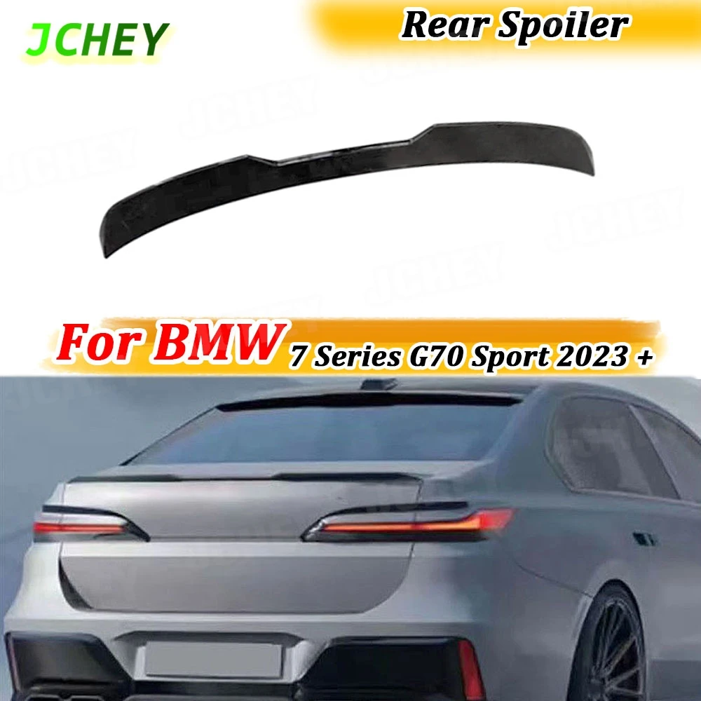 

JCHEY ABS обвесы, задний спойлер, крыло для BMW 7 серии G70 Sport 2023 + задний спойлер багажника, автомобильные аксессуары