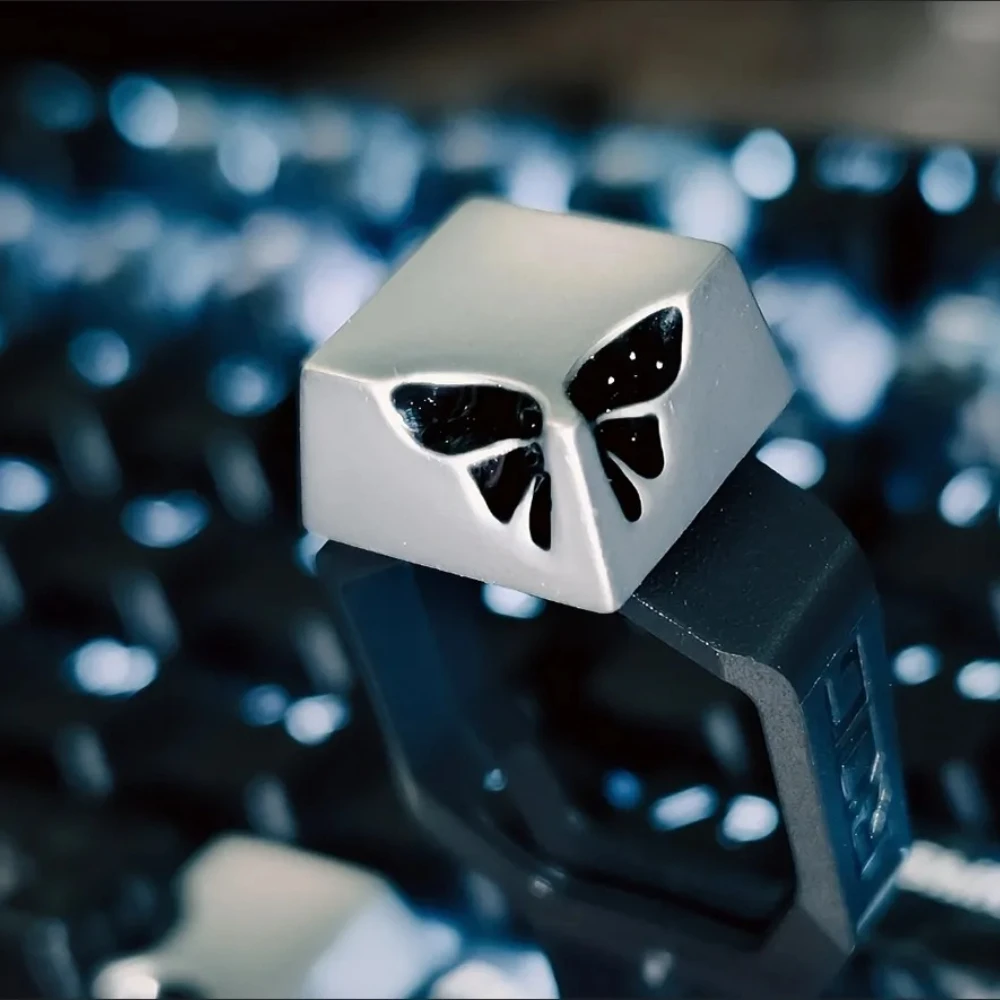 

Zinc Alloy Butterfly Keycap Creative Decorative Design Compatible with MX Mechanical Keyboard Personalized Accessories
