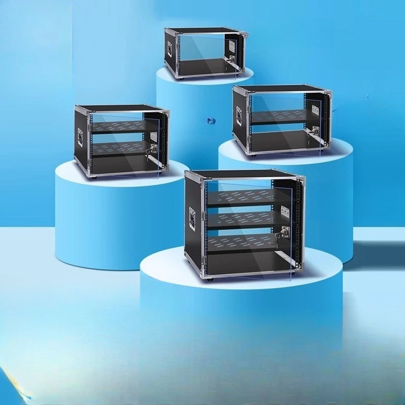 

4U/6U/8U/10U Power Amplifier Cabinet Home KTV Audio Equipment Simple Chassis Mixer Shelf Air Case