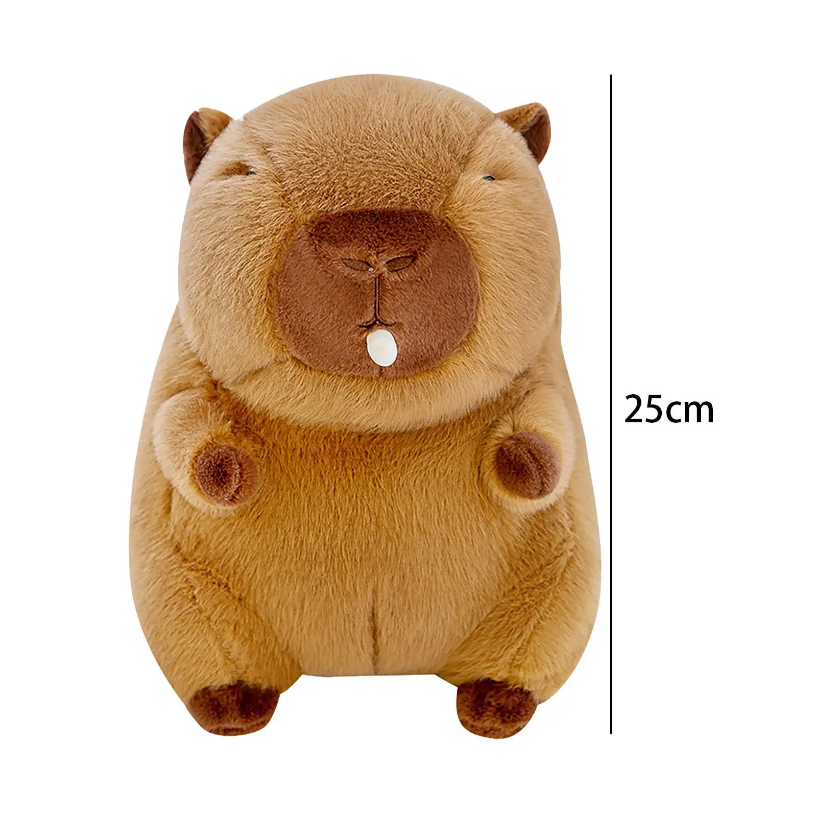 Cute Capybara Stuffed Animal Bubble Capybara Plus Toy Cartoon Animal Comfortable Huggable Capybara Doll for Teens