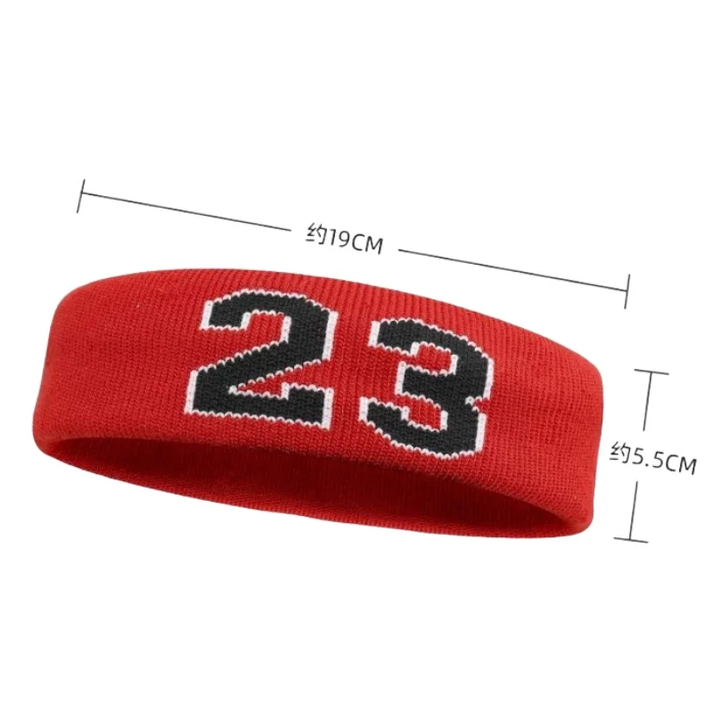 Cotton Athletic Headband Number 24 Elastic Sweatband Protection Basketball Tennis Sport Adult Kids Gym Fitness Sweat Hair Band