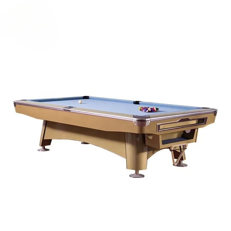 

Игровой стол Billard, горячая распродажа, шифер 7 футов, 8 футов, 9 футов, индивидуальный бильярдный стол