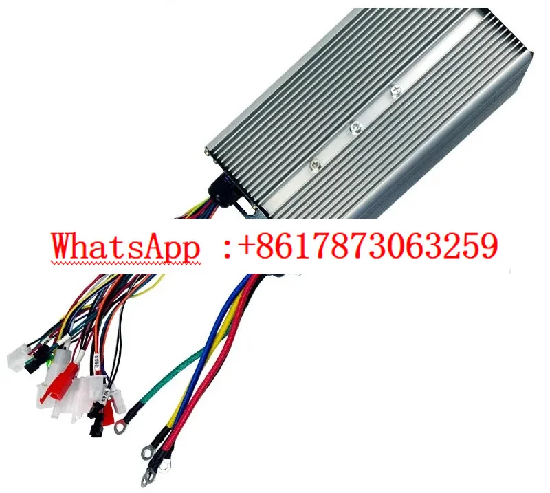 Electric vehicle tricycle controller, DC brushless 48V72V60V vector four-wheel permanent magnet sine wave