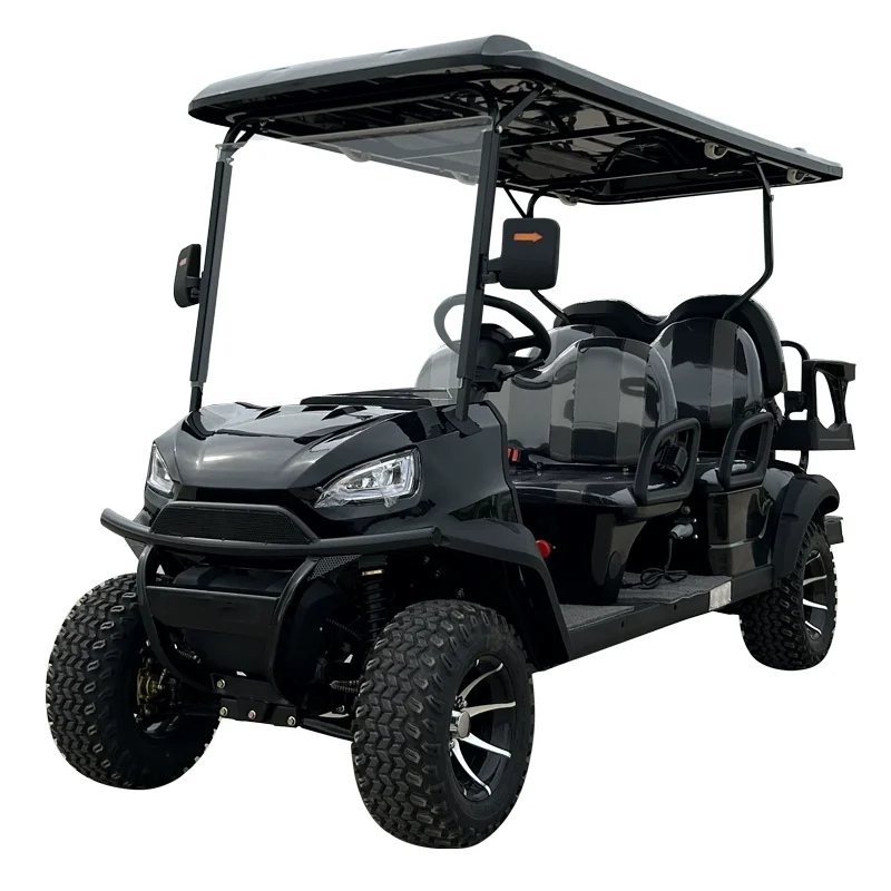 

2025 Brand New 72V 5KW AC Motor Lift 4 Passenger Hunter Car Basic Version Electric Community Golf Cart