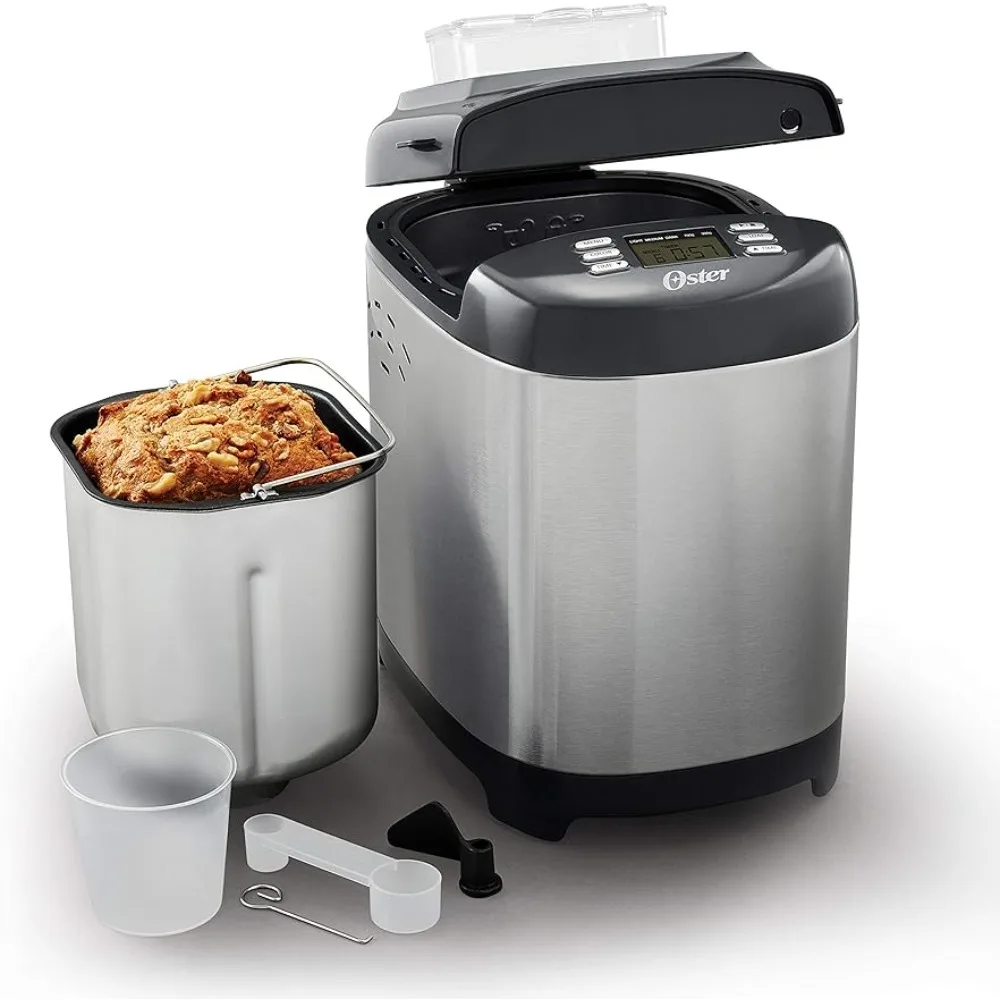 

Bread Maker with ExpressBake | 2 Pound Capacity,Grey