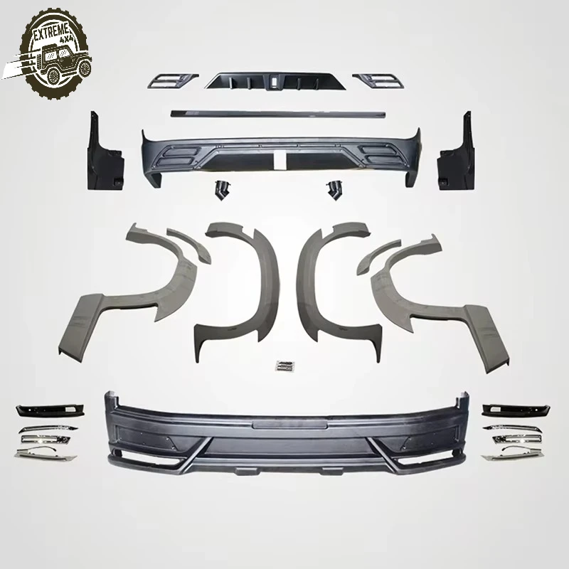 

New Car Bumper Body Kit Facelift Conversion for for LC300 with Plastic+ABS Material Easy Installation Upgrade