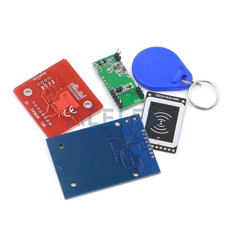 RFID module RC522 MFRC-522 RDM6300 Kits S50 13.56 Mhz 125Khz 6cm With Tags SPI Write & Read for arduino  2560