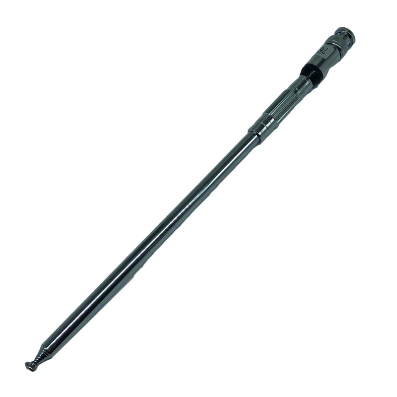 FM Telescopic Antenna, Radio Replacement Antenna BNC Antenna 76-108Mhz Connector For TV AM FM Radio Stereo Receiver