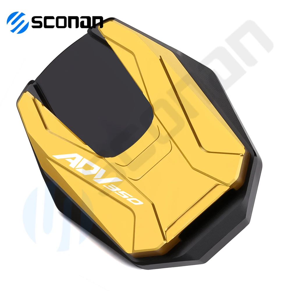 ملحقات الدراجة النارية هوندا ADV 150 ADV150 ADV 350 ADV350 2021 2022 2023 مسنده حامل جانبي أكبر لوحة ألومنيوم باستخدام الحاسب الآلي #3