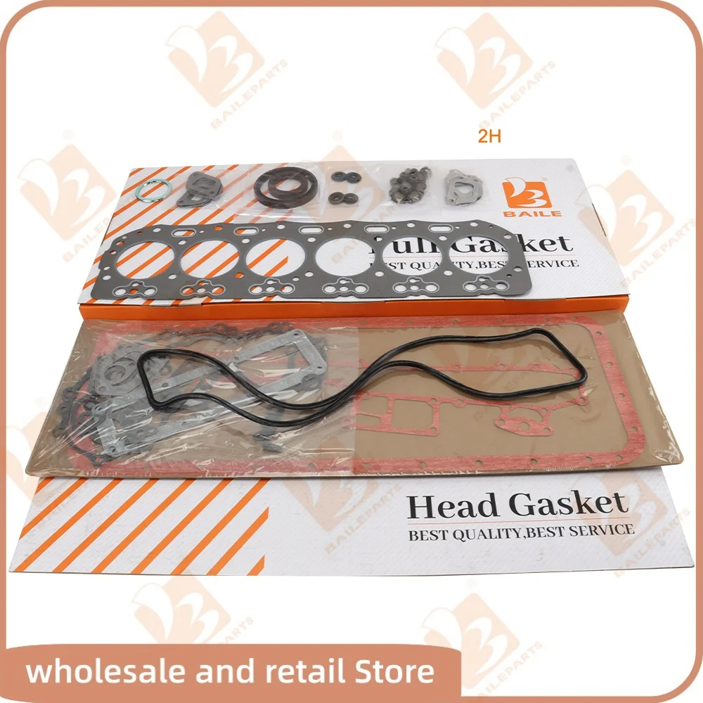 

For Toyota 2H Full Gasket Kit Set Engine With Cylinder Head Gasket Overhaul Rebuild Kit Piston Ring