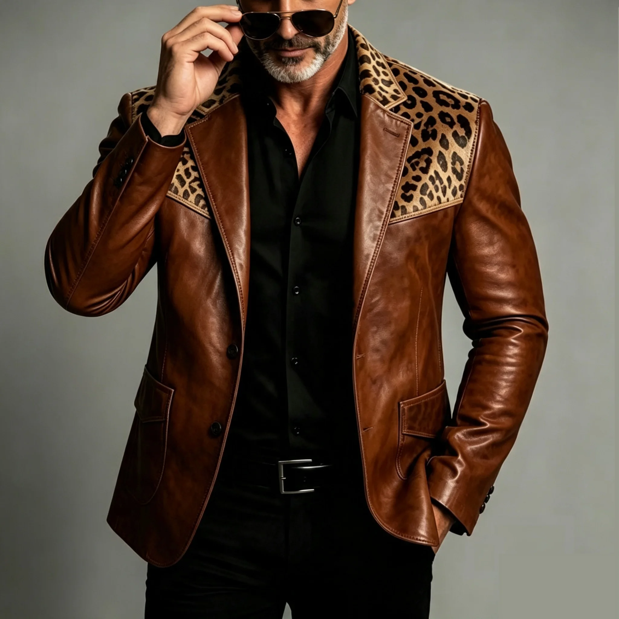 men's-leather-blazer-faux-vintage-shoulder-leopard-print-patch-quality-suit-jacket-fit-business-wedding-coat-luxury-outerwear