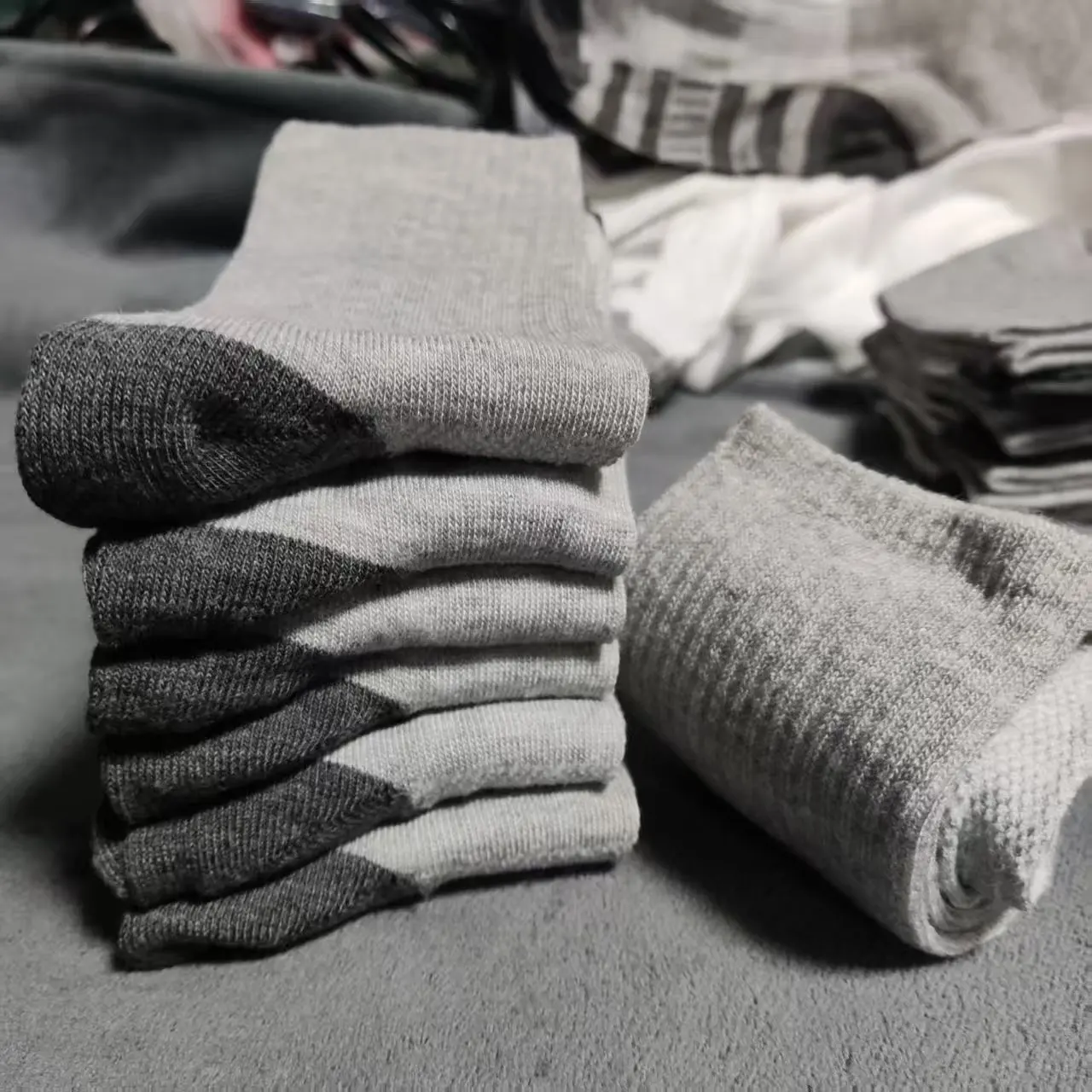 3–20 Paar Herren-Outdoor-Gymnastik-Socken, hochwertig, bequem, weich, bodengreift, Fußball, große Größe, neue schwarze weiße Socken für Herren