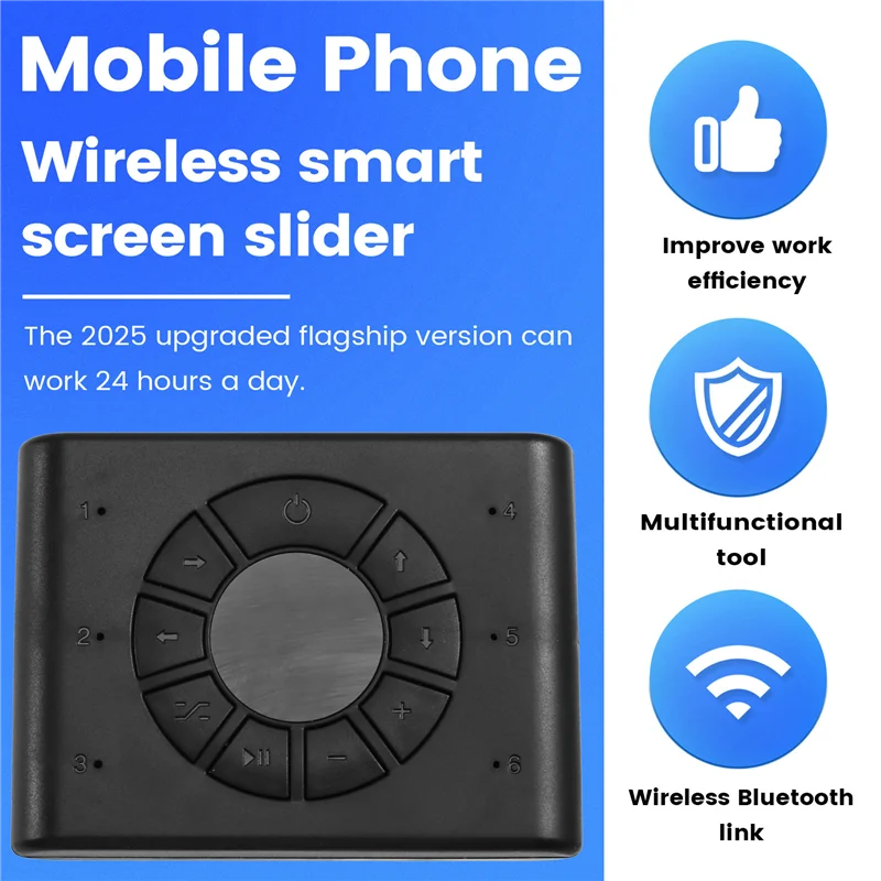 ABBO-Automatic Screen Wiper Six Heads Wireless Sliding Screen For Video Swiping Artifact