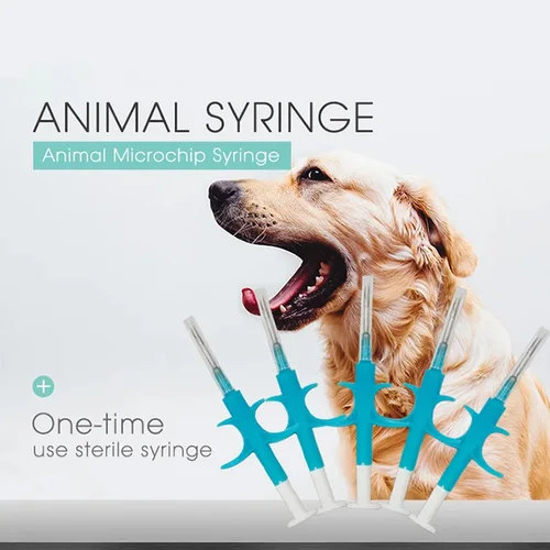 Imagen 2 del producto 20 piezas-Jeringa de Microchip inyectable para mascotas, etiqueta de vidrio de 134,2 KHz, FDX ISO11784 B/85 ICAR, para gato y perro