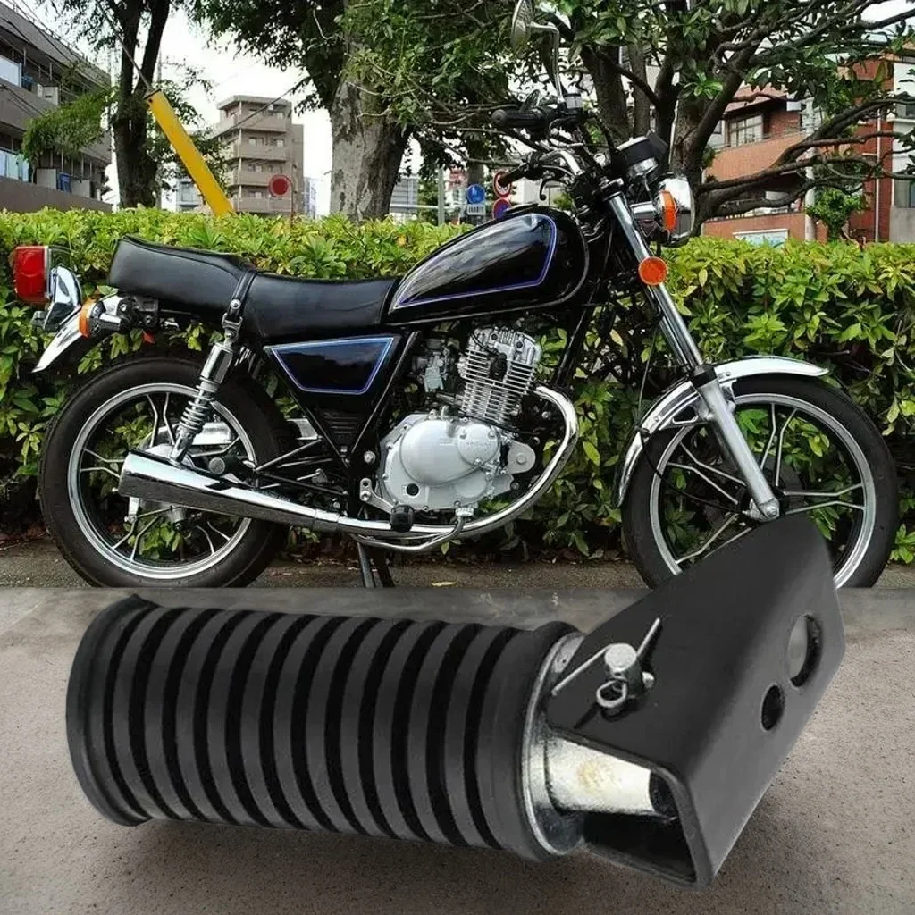 

2PCS Motorcycle Rear Footrests Compatible GS125 GN125 Motocross Foot Pegs Pedals