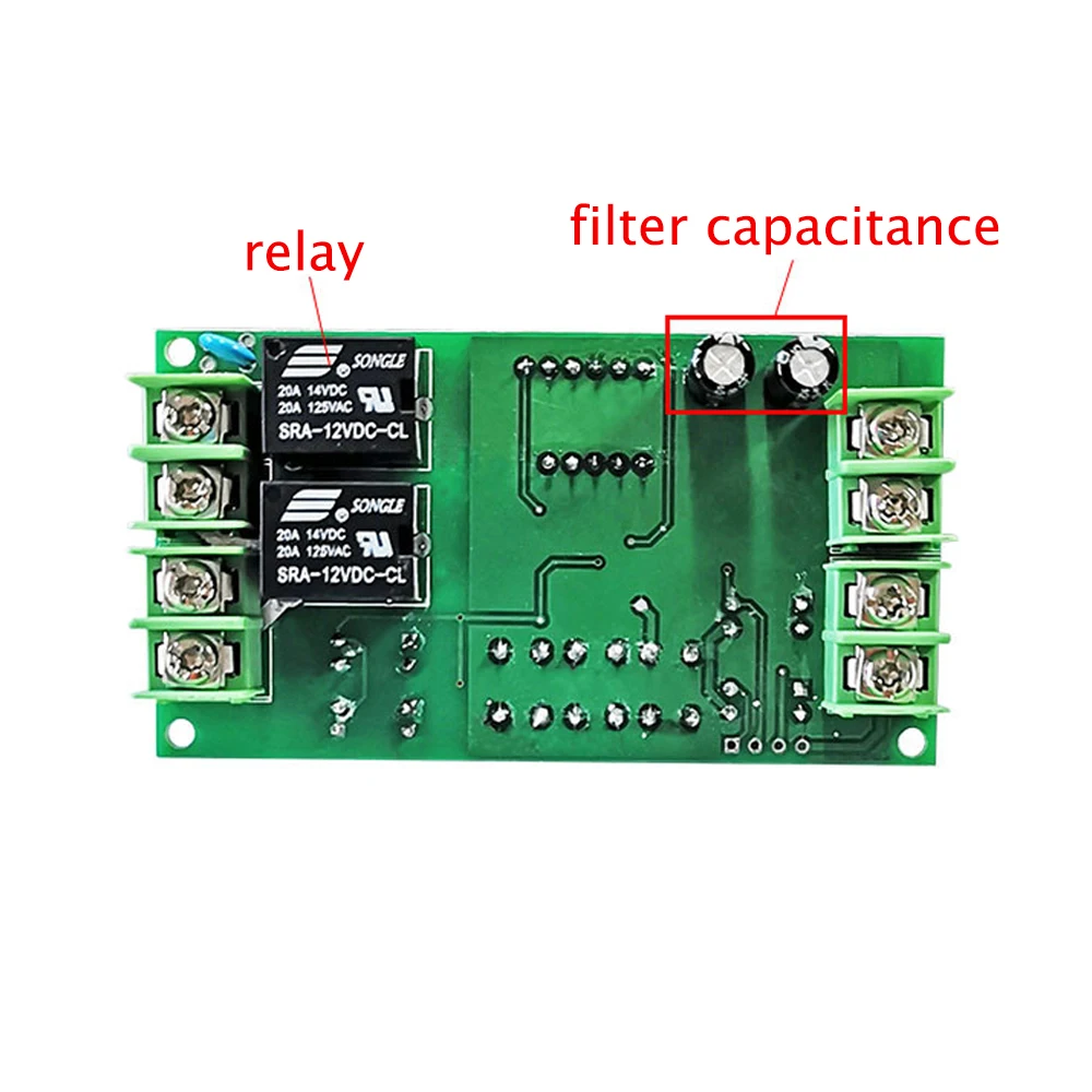 12V DC Motor Driver Board Motor Forward and Reverse Control Module Low-level Trigger Programmable Delay Timing Relay Module