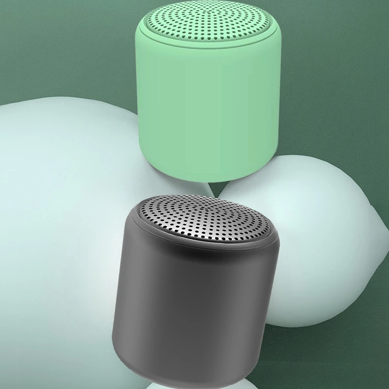 휴대용 블루투스 5.0 스피커 충전식 미니 부스터 우퍼, 샤워, 방, 자전거, 자동차