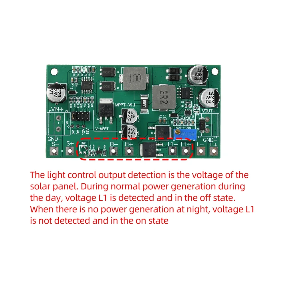 3,7V Ternäre Lithium-Batterie-Lademodul MPPT Solar-Ladepanel 4A USV Dauerlademodul – Detail 5